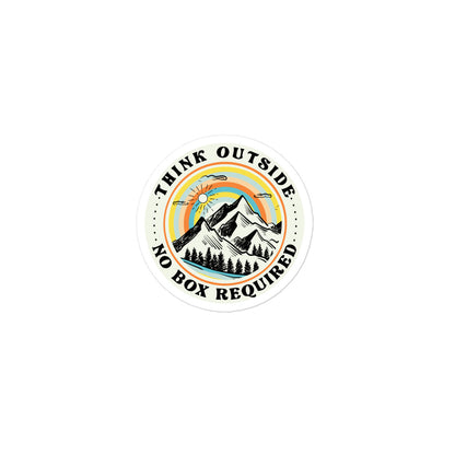 Think Outside Sticker