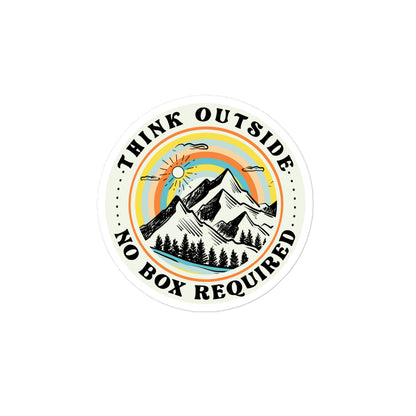 Think Outside Sticker