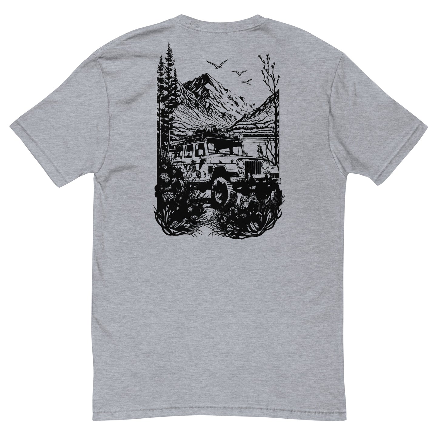 Jeep in the Garden T-shirt