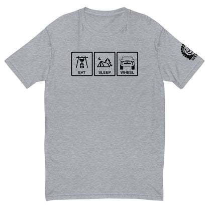 Eat Sleep Wheel T-shirt